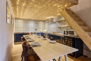 Dining - Loft Bellevue Remonté | Centre | Piscine | Parking (Les Houches)