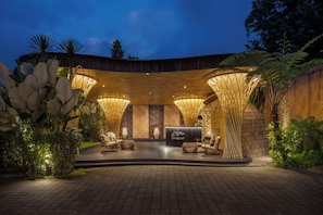 Àrea amb seients del vestíbul