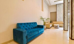 Sitteområde i lobbyen