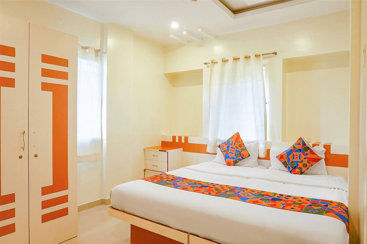 Phòng Deluxe | Bộ trải giường bằng vải cotton Ai Cập, bộ đồ giường cao cấp