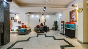 Sitteområde i lobbyen