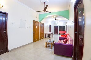 Sitteområde i lobbyen