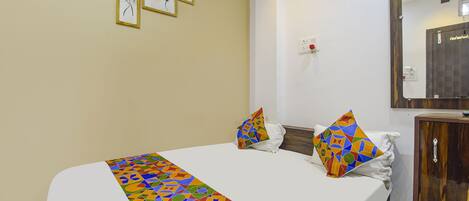 Sengetøy i egyptisk bomull, sengetøy av topp kvalitet og safe på rommet