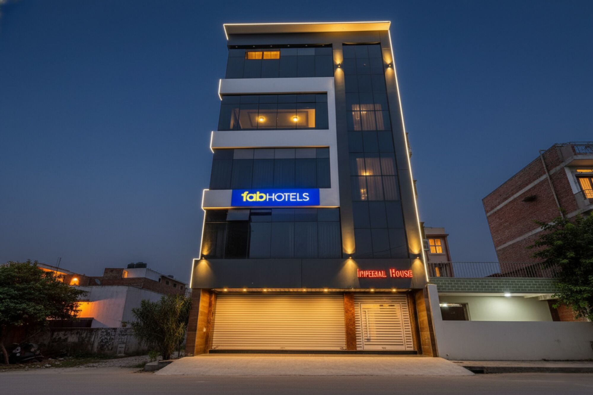 Entrada de la propiedad