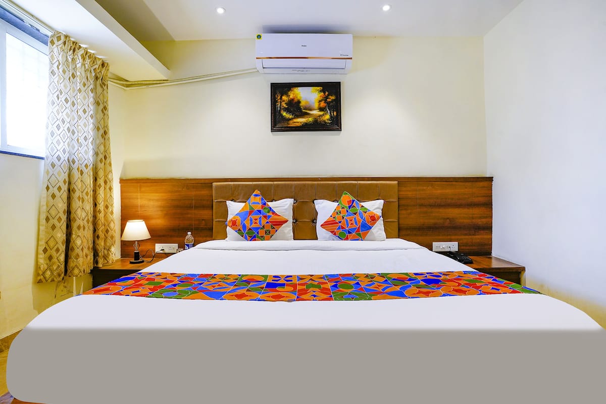 Phòng Deluxe | Bộ trải giường bằng vải cotton Ai Cập, bộ đồ giường cao cấp 