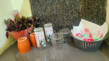 Studio | Bathroom amenities | Separate bathtub and shower, deep-soaking bathtub, towels