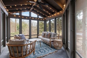 TV, fireplace, offices - Lakescape | Heated Saltwater Pool | Near Town (Douglas)
