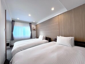 Deluxe Twin Room | Individually decorated, free WiFi, bed sheets - コンドミニアム ビューマウント函館 (Hakodate)
