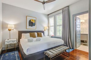 2 bedrooms, travel crib, WiFi, bed sheets