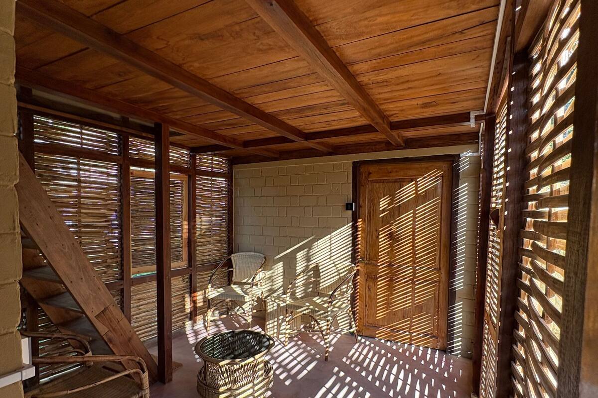 Casa tradicional, vista para a colina | Área de estar