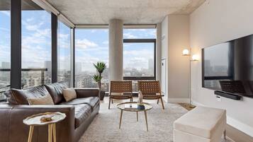 TV, stereo, offices