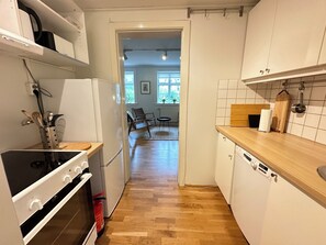 Fridge, microwave, stovetop, dishwasher - Apartment in downtown Reykjavik (Reykjavík)