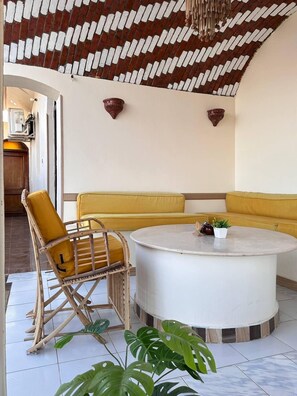 Terrasse sur le toit