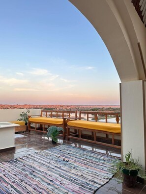 Rooftop terrace - Ekadolli Nubian house - by kerma hospitality (Aswan)