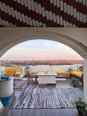 Rooftop terrace - Ekadolli Nubian house - by kerma hospitality (Aswan)