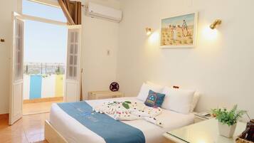 豪華雙人房, 1 間臥室 | 迷你吧、獨特設計、書桌、免費 Wi-Fi