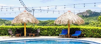 Elegant two-story house with ocean view