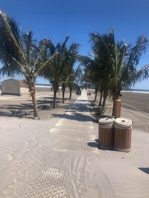 On the beach