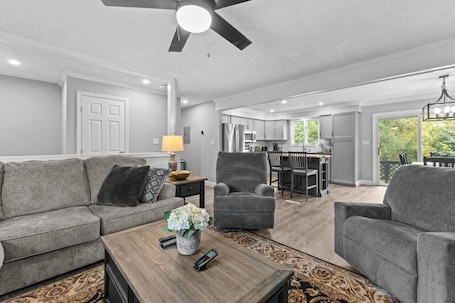 TV, fireplace. Cute 3BR APT - So Burlington