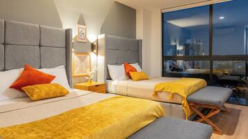 2 bedrooms, WiFi, bed sheets, wheelchair access