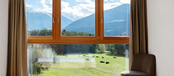 Appartamento 'Hausergut Gala 2' con vista sulle montagne, giardino in comune e Wi-Fi