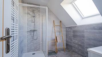 Shower, hair dryer