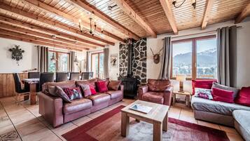 TV, fireplace, DVD player, stereo