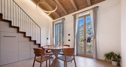 Ferienhaus 'Appartamento Amaranto' mit Bergblick, Gemeinschaftsterrasse und Wi-Fi