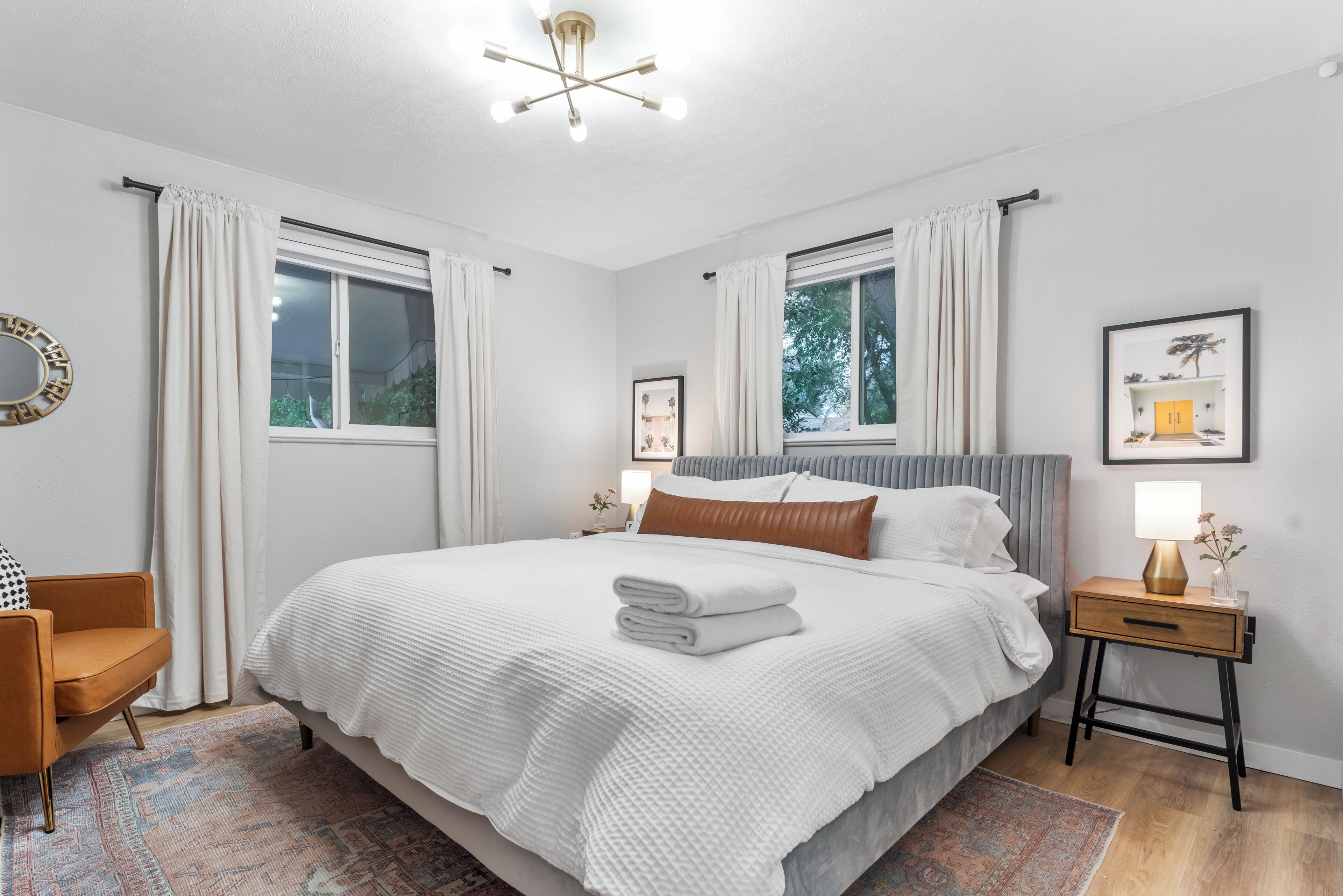 4 bedrooms, iron/ironing board, travel crib, free WiFi