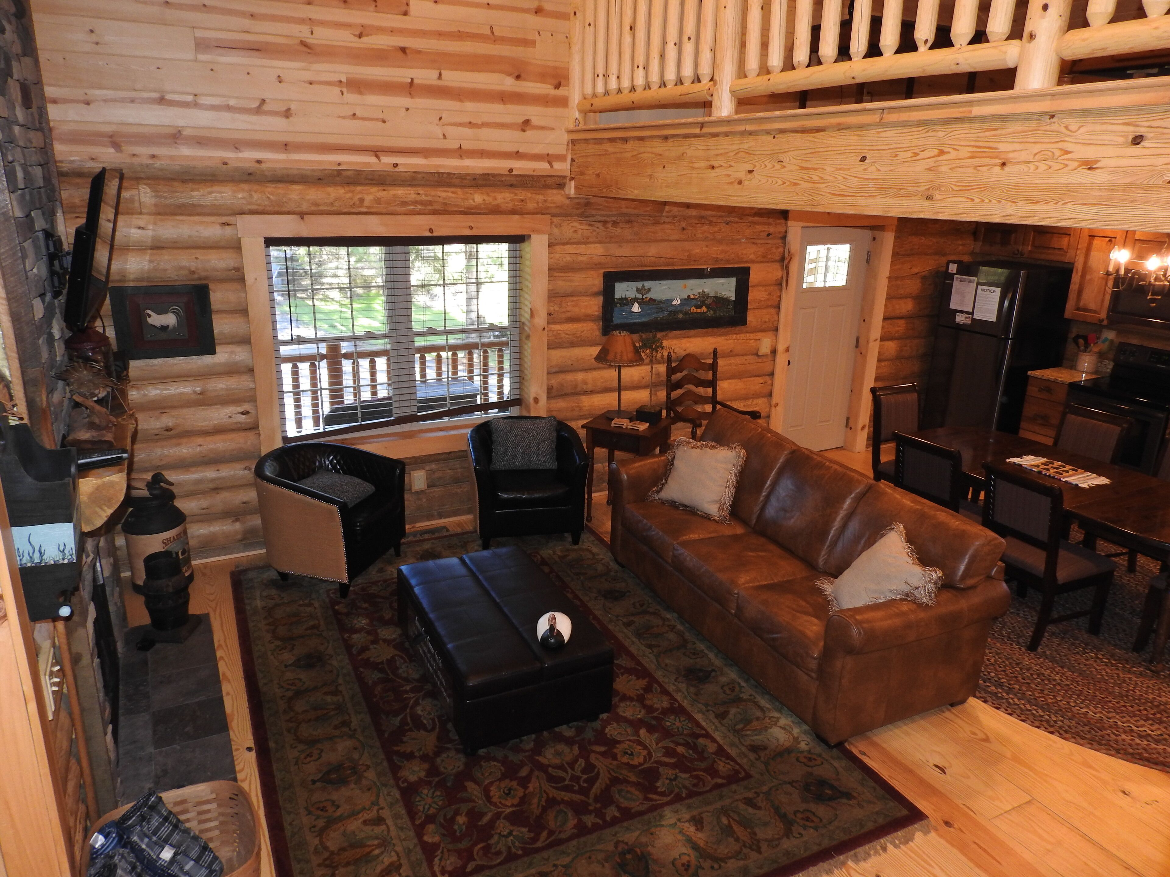 Smart TV, fireplace, foosball, table tennis