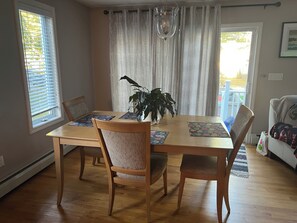 Dining - Modern 3-bedroom house in beautiful and historic Bristol, RI.   WiFi, AC.  (Bristol)