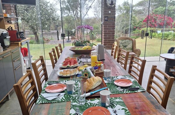Dining - Farm in a family and cozy environment. (Sorocabucu Ibiúna)