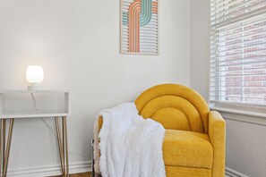 Interior - Full size ping-pong and foosball table! Bike, kid, dog, & work friendly. (Bentonville)