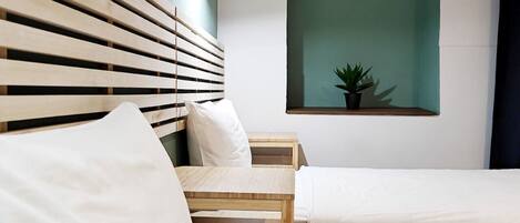 1 slaapkamer, een bureau, een strijkplank/strijkijzer, gratis wifi