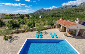 A heated pool - Lovely home in Seline with sauna (Seline)