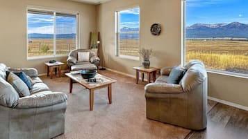 Smart TV, DVD player, books