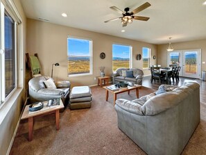 Smart TV, DVD player, books
