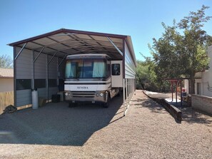 Property grounds - "Covered Wagon"  Charming RV in serene TOMBSTONE (Tombstone)