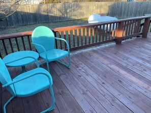 Terrace/patio - Charming 3-bedroom cottage with WiFi and AC in delightful Caulfield (Caulfield)