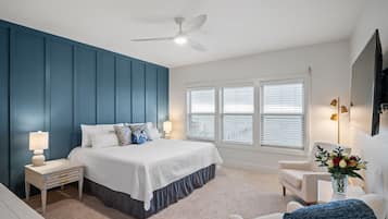 4 多间卧室、熨斗/熨衣板、WiFi、床单