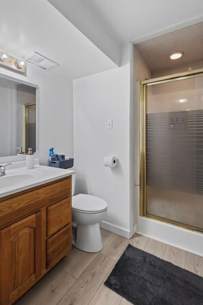 シャワー、ヘアドライヤー、タオル、石鹸