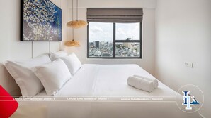 Family Apartment, 2 Queen Beds, Kitchenette, City View - Soho Central Residence - District 1 (Ho Chi Minh City)