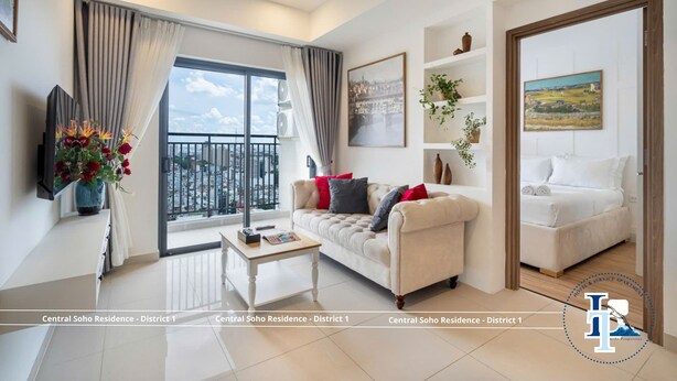 Family Apartment, 2 Queen Beds, Kitchenette, City View - Soho Central Residence - District 1 (Ho Chi Minh City)