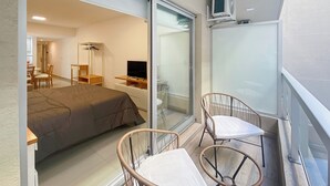 Căn hộ, nhiều phòng ngủ, phù hợp cho người khuyết tật, hút thuốc | Ban công