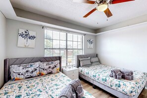 4 bedrooms, desk, iron/ironing board, WiFi