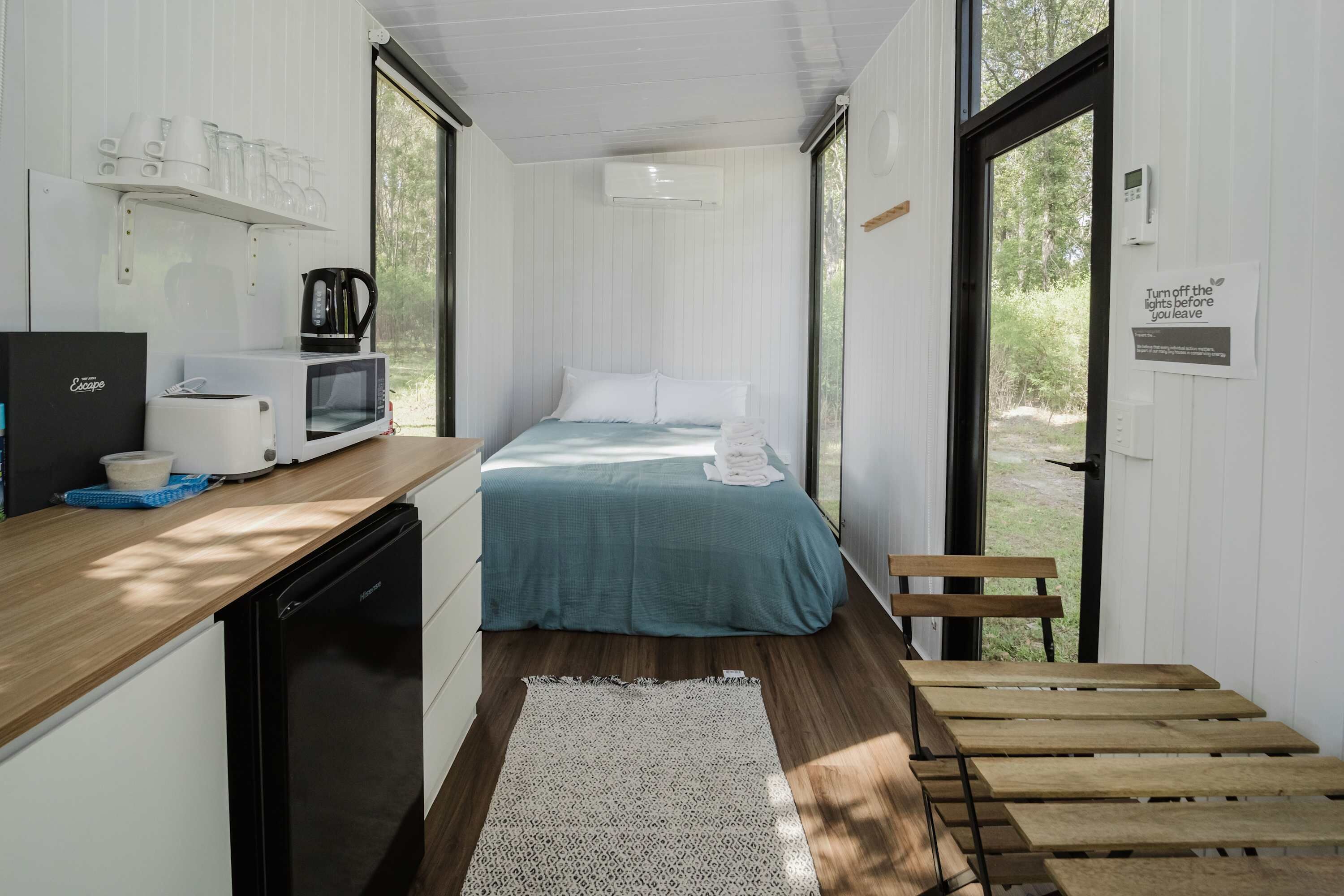 1 soveværelse, sengetøj