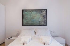 Leilighet, 2 soverom, balkong, hageutsikt | 2 soverom