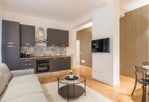 Apartment, 2 Schlafzimmer, Balkon, Gartenblick | Innenbereich