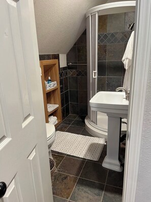 Towels, soap, toilet paper