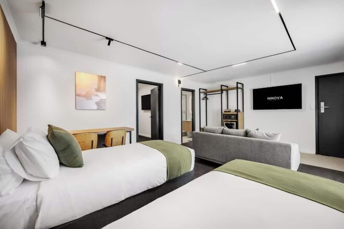 Pillowtop beds, in-room safe, desk, laptop workspace